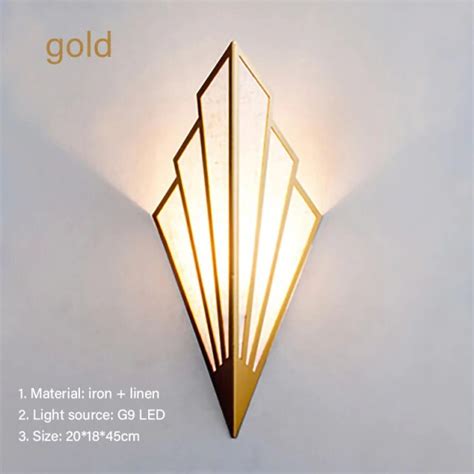 Triangle Shape Wall Lamp E27 LED for Bedroom Living Room Study Lighting Fixture Corridor Stairs ...