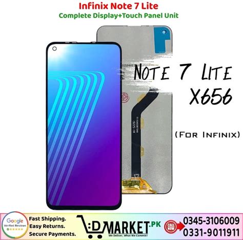 Infinix Note 7 Lite LCD Panel Price In Pakistan | DMarket.Pk