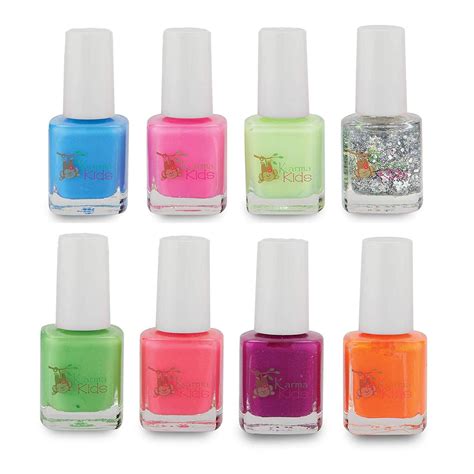 Karma Kids Nail Polish Box Set Natural Safe Nail Polish for Little ...