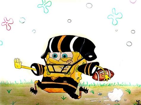 C2 SPONGEBOB Football by Jen Erickson | ArtWanted.com