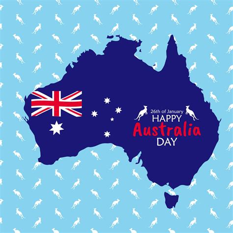 26 January Happy Australia Day. Vector Illustration 3503431 Vector Art ...