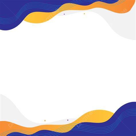 Blue With Yellow Wave Vector Poster Background, Blue Wave, Poster Background, Gradient Bg PNG ...