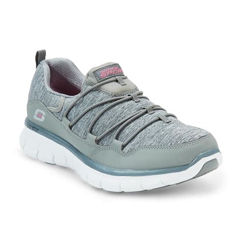 Skechers Women's Asset Play Gray Memory Foam Walking Shoe - Shoes - Women's Shoes - Women's ...