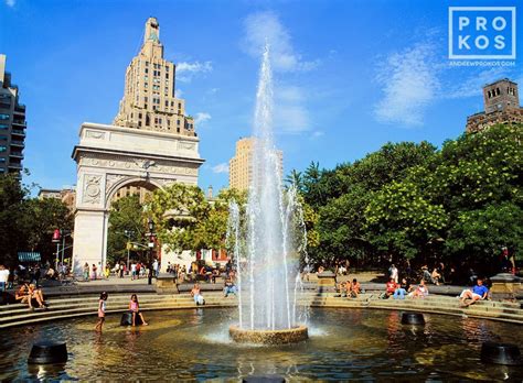 Washington Square Park in Summer - Fine Art Photo - Andrew Prokos ...