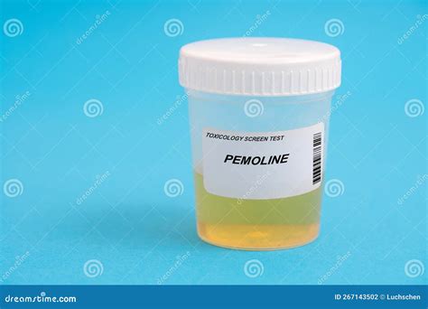 Pemoline. Pemoline Toxicology Screen Urine Tests for Doping and Drugs Stock Photo - Image of ...