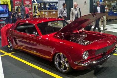 SEMA 2014: 'Red Velvet' Martin Senour Paint Shines on Custom Mustang - StangTV