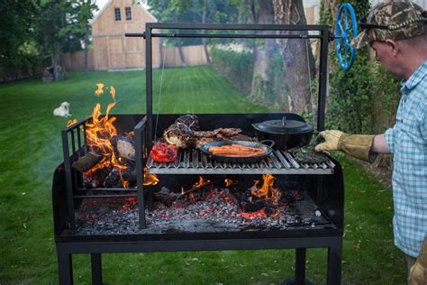 USA MADE 48 Argentine Wood fired Parrilla Asado Grill | Etsy | Custom grill, Asado grill ...