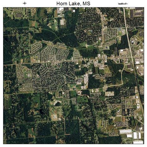 Aerial Photography Map of Horn Lake, MS Mississippi