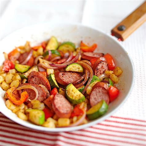 Super Simple Sausage Skillet Recipe - EatingWell