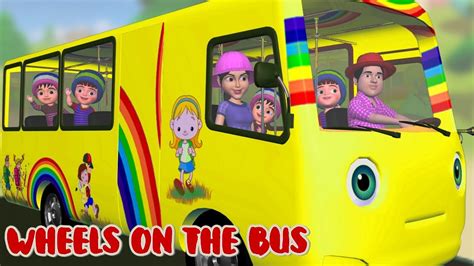 Wheels on the Bus | kids songs | Wheels On The Bus Goes Round and Round ...