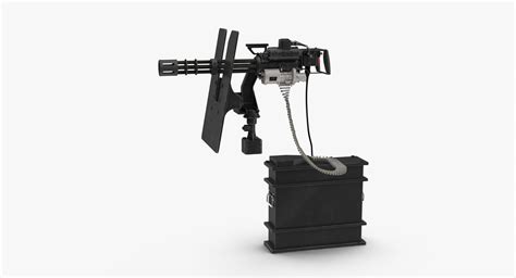 Minigun m134 clean model - TurboSquid 1189683