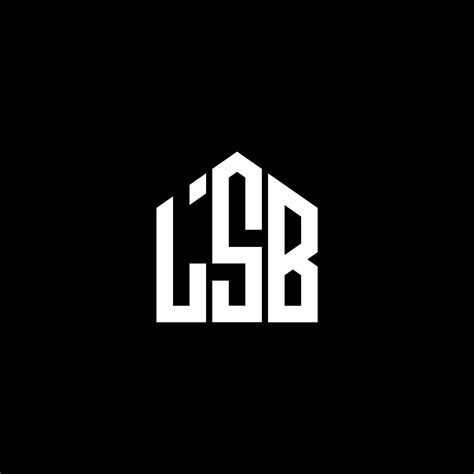 LSB letter design.LSB letter logo design on BLACK background. LSB creative initials letter logo ...