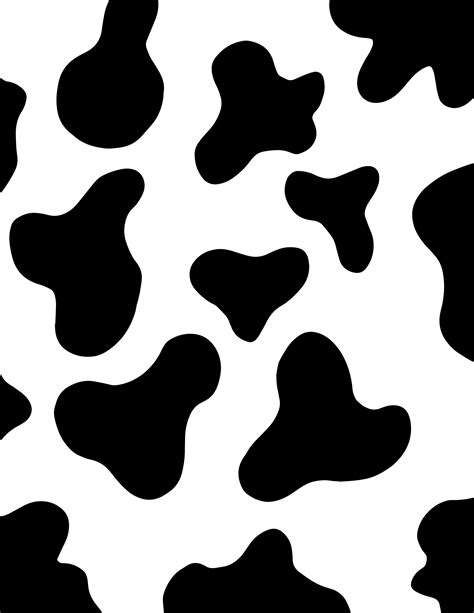 Cow Print Printable