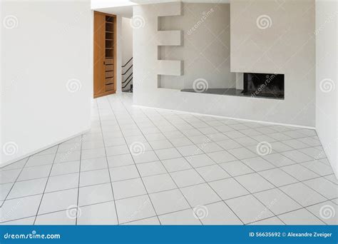 Interiors of Empty Apartment Stock Photo - Image of white, home: 56635692