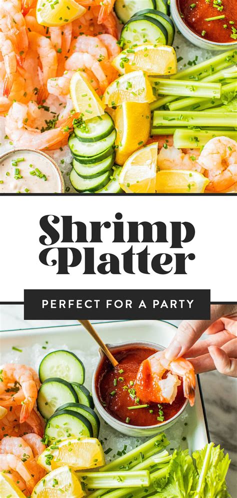 Shrimp Platter Recipe for Cocktail Parties - College Housewife