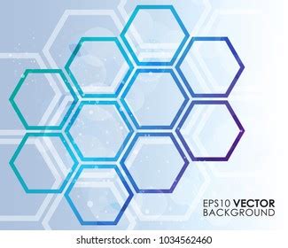 Simple Hexagon Graphic Design Vector Background Stock Vector (Royalty Free) 1034562460 ...