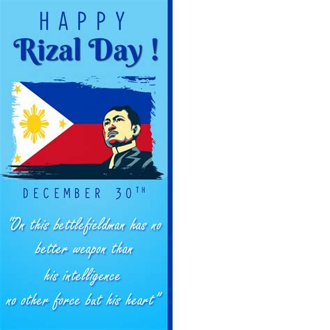December 30 Jose Rizal Day Celebration Caption