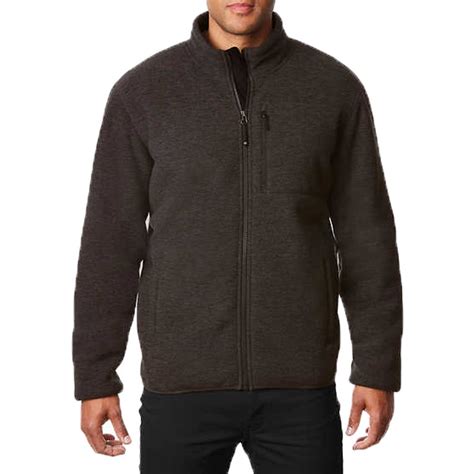 32 Degrees - 32 Degrees Men's Sherpa Lined Fleece Full Zip Jacket ...