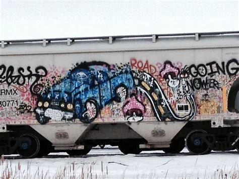 Pin by The Geekery Book Review on Amazing Railroad Graffiti | Train art ...