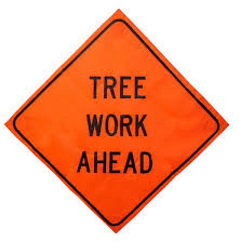 Tree Work Ahead Sign Kit, 48"