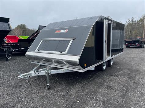 2023 SnoPro Trailers 101x16 Aluminum 3-Place Enclosed Snowmobile Trailer w/Rust Free Package ...