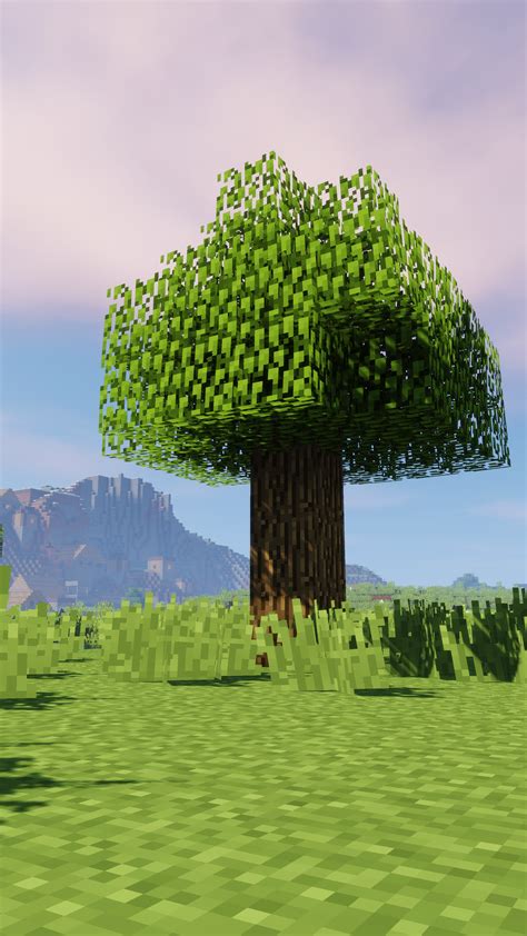 Minecraft Tree : r/MobileWallpaper