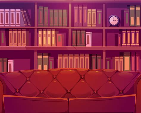 Cartoon background luxury old room or library 13531101 Vector Art at Vecteezy