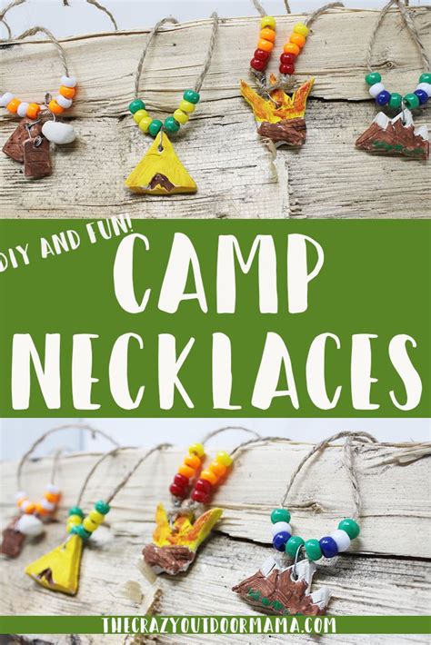 Summer Camp Craft for Kids: Easy and Fun Camp Necklaces! | Camping crafts for kids, Summer camp ...