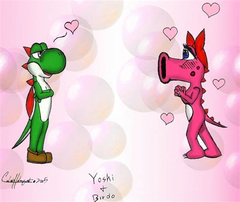 Yoshi x Birdo by Caneleb on DeviantArt