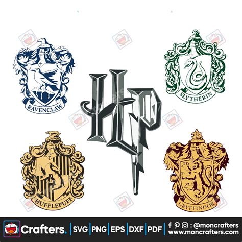 Hogwarts Logo Svg Instant Download Instant Download