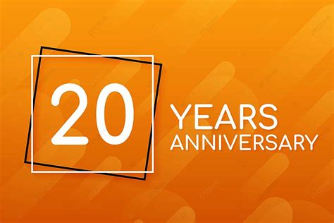 20 Years Anniversary Emblem Banner Template Download on Pngtree