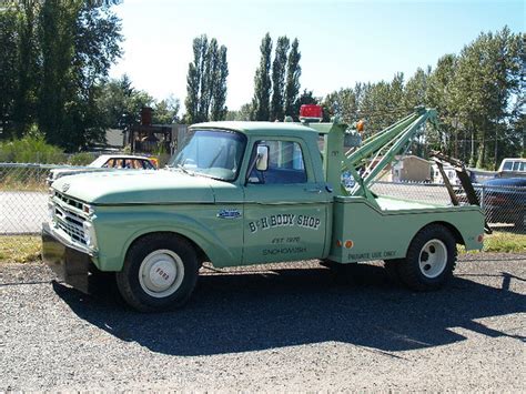 Antique ford tow truck