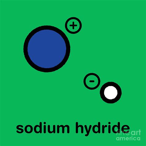 Sodium Hydride Chemical Structure Photograph by Molekuul/science Photo ...