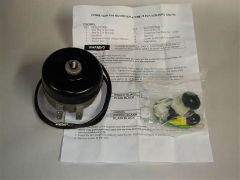 Supco SM0740 4200740 Sub Zero Refrigerator Condenser Fan Motor