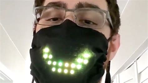 Voice-Activated LED Face Masks May Be the Future | The Weather Channel