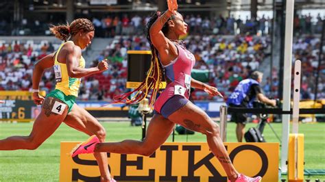 Sha'Carri Richardson storms to redemption in 100m record time ...