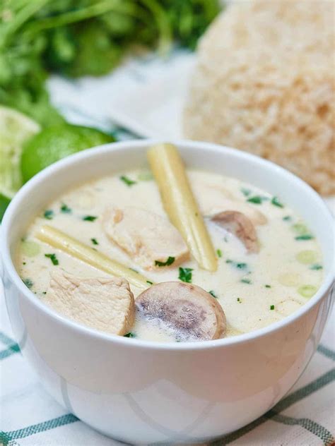 Tom Kha Gai Soup (Coconut Chicken Soup) - Show Me the Yummy