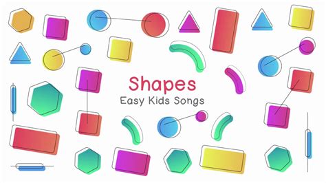 Learn 15 Shape words for kids - Easy ESL Games - YouTube