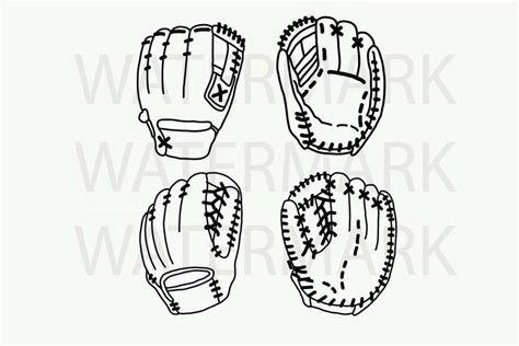 16+ Baseball Glove Drawing | イラスト, 野球, 描き方