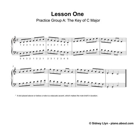 Printable Piano Lesson Book