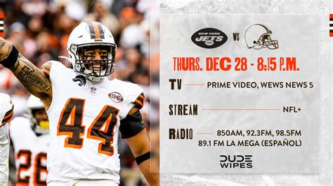 Cleveland Browns vs. New York Jets: How to Watch, Listen and Live Stream