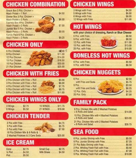 Chicken Express Menu, Menu for Chicken Express, South Williamsburg, New ...