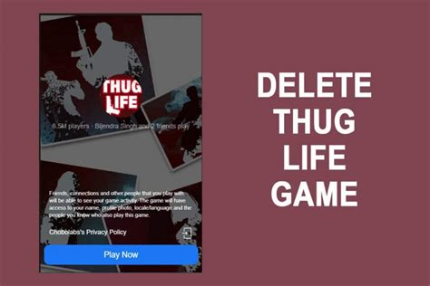 How To Delete Thug Life Game From Facebook Messenger – TechCult