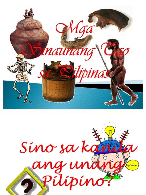 Mga Sinaunang Tao Sa Pilipinas