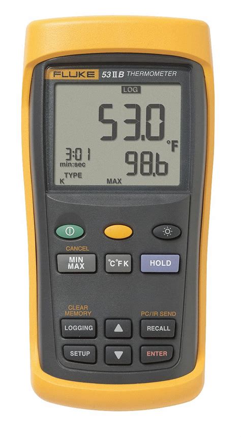 FLUKE Thermocouple Thermometer: Thermocouple Temp Meter with Data ...