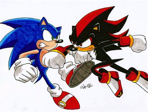 Sonic Vs Shadow by MikeES on deviantART | Sonic, Sonic and shadow ...