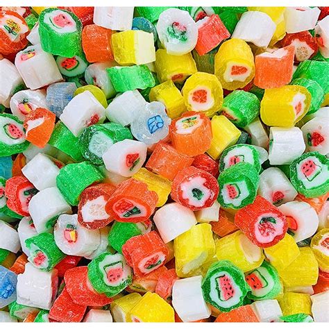 Christmas Cut Rock Hard Candy | Seasonal Bulk Unwrapped Retro Candy | 3 ...