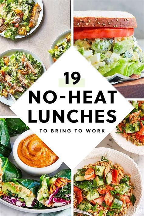 19 No-Heat Lunches to Bring to Work #purewow #lunch #recipe #food #cooking | No heat lunch, Easy ...