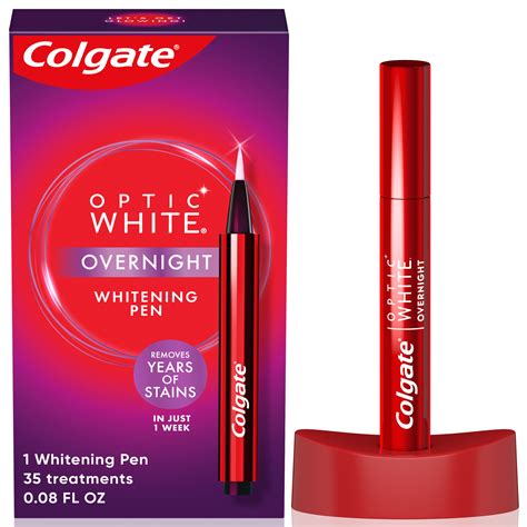 Colgate Optic White ComfortFit MMF7 Teeth Whitening Kit with LED Light ...