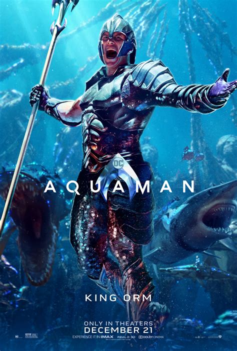 Aquaman (2018) Character Poster - Patrick Wilson as Orm/Ocean Master - Aquaman (2018) Photo ...